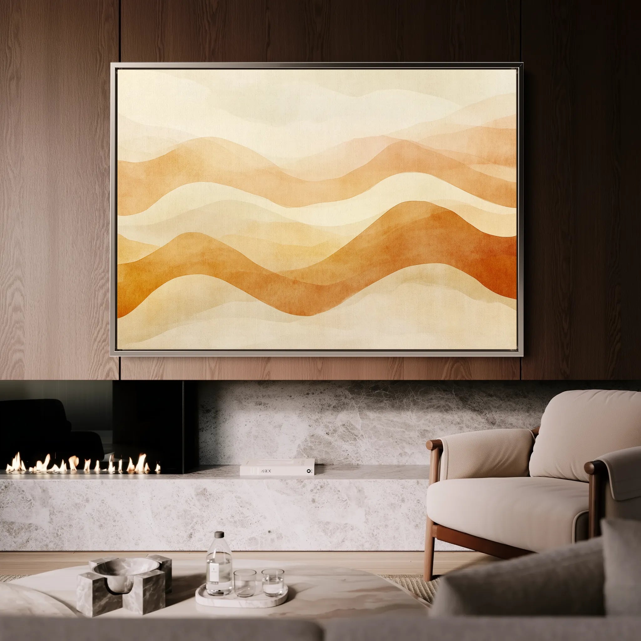 Boho Canvas Wall Art WAD180-BH 90 x 60 cm / Stretched on hidden frame