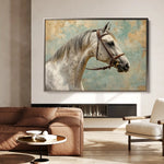 Horses 180 Canvas Art 90 x 60 cm / Stretched on hidden frame