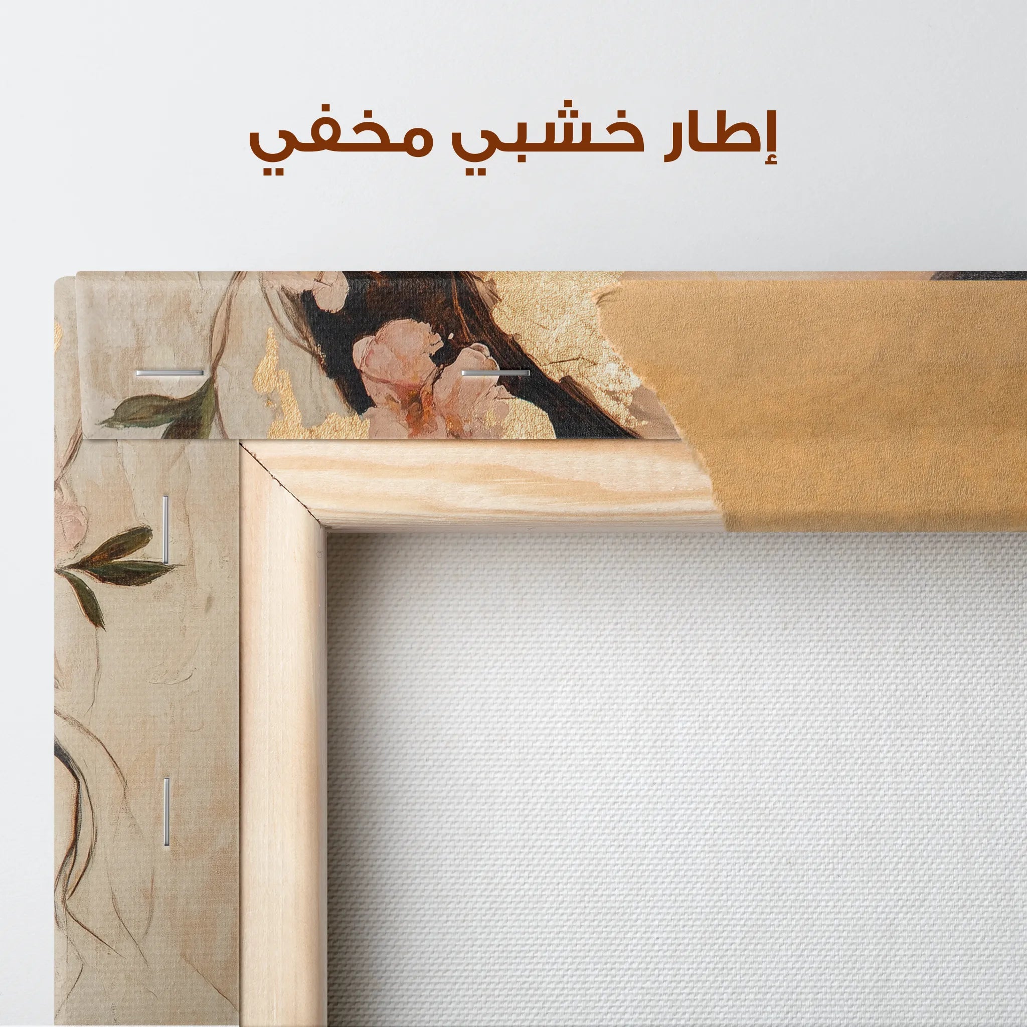 Portrait Canvas Wall Art WAD180-P 90 x 60 cm / Stretched on hidden frame