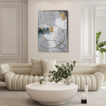 Abstract 1807 Canvas Art 60 x 40 cm / Stretched on hidden frame
