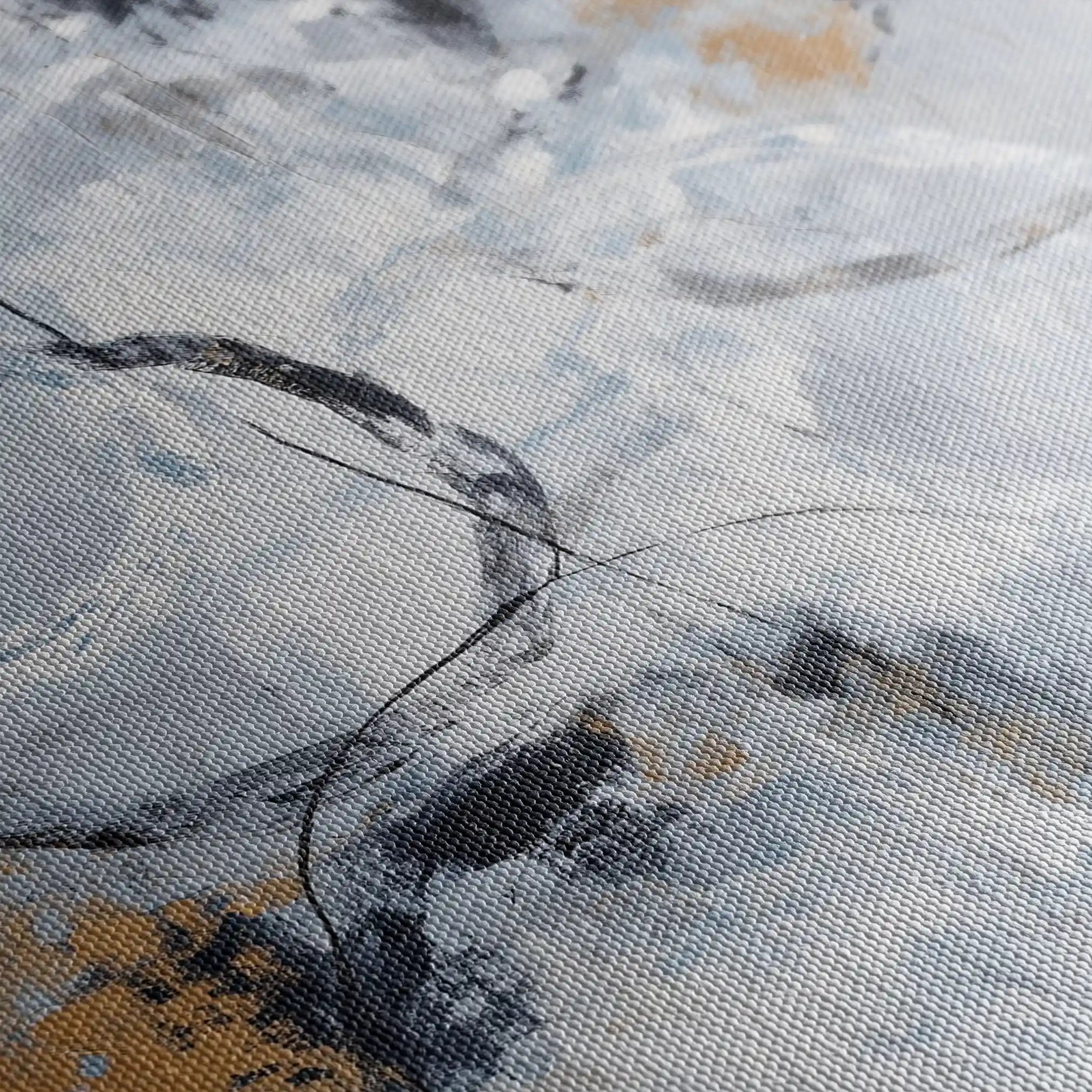 Abstract 1808 Canvas Art 60 x 40 cm / Stretched on hidden frame