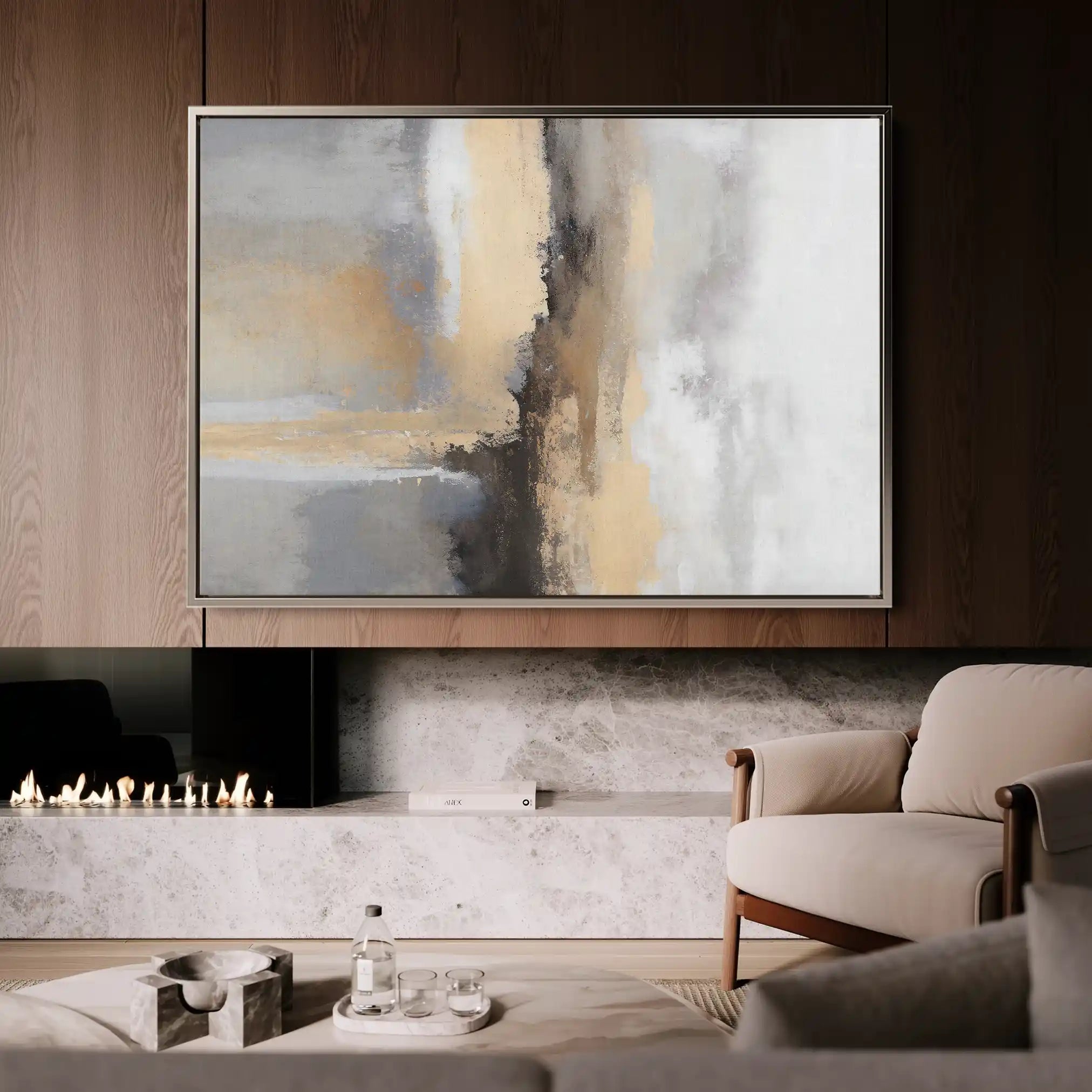 Abstract 181 Canvas Art 60 x 40 cm / Stretched on hidden frame