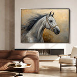 Horses 181 Canvas Art 90 x 60 cm / Stretched on hidden frame