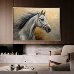 Horses 181 Canvas Art 90 x 60 cm / Stretched on hidden frame