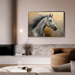 Horses 181 Canvas Art 90 x 60 cm / Stretched on hidden frame