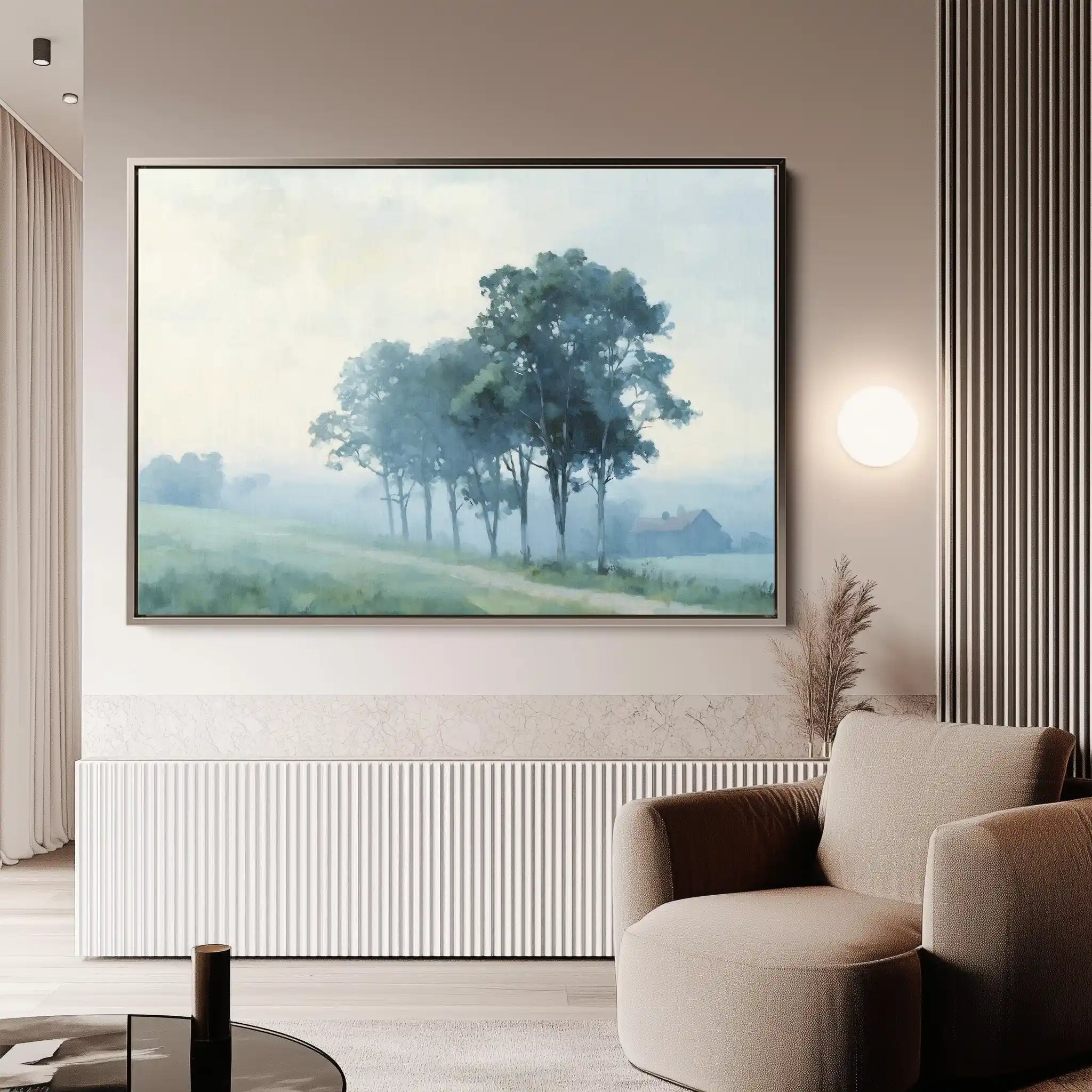 Landscape 181 Canvas Art 90 x 60 cm / Stretched on hidden frame