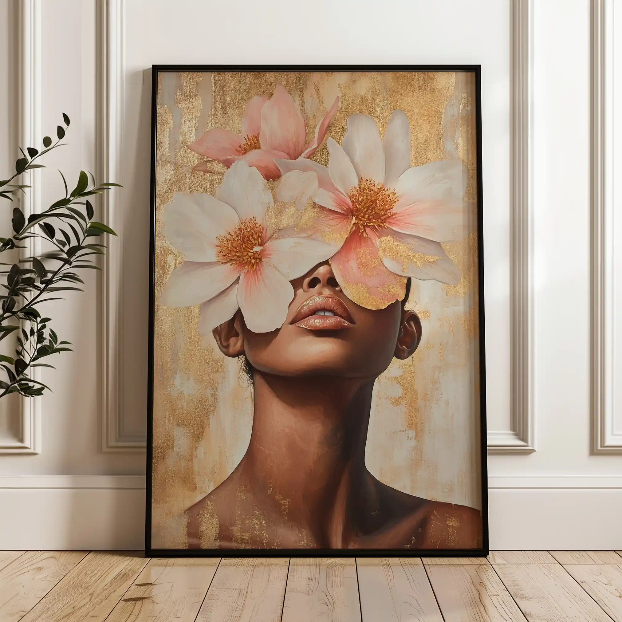 Portrait 181 Canvas Art 90 x 60 cm / Stretched on hidden frame