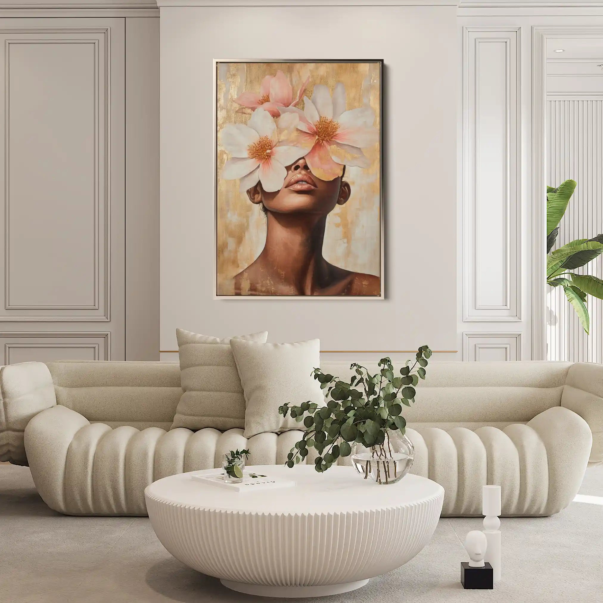 Portrait 181 Canvas Art 90 x 60 cm / Stretched on hidden frame