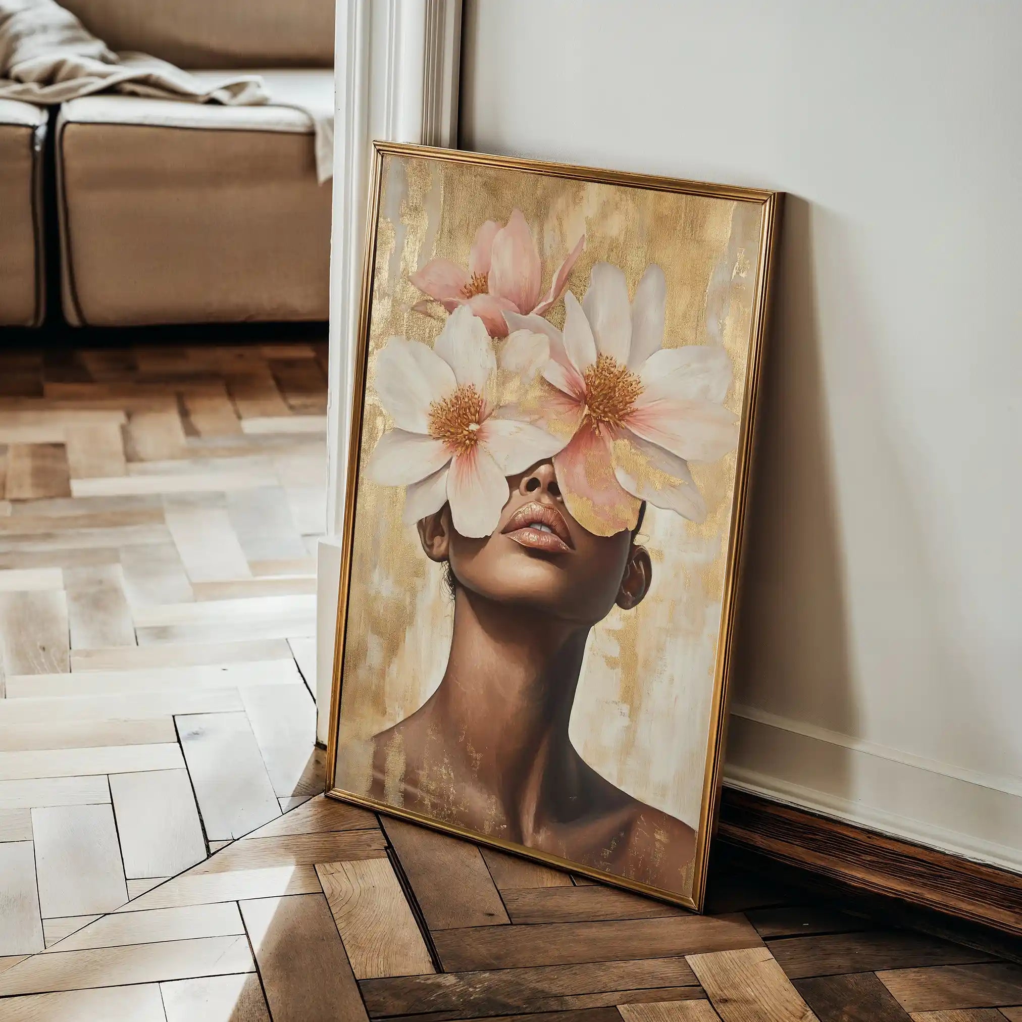 Portrait 181 Canvas Art 90 x 60 cm / Stretched on hidden frame