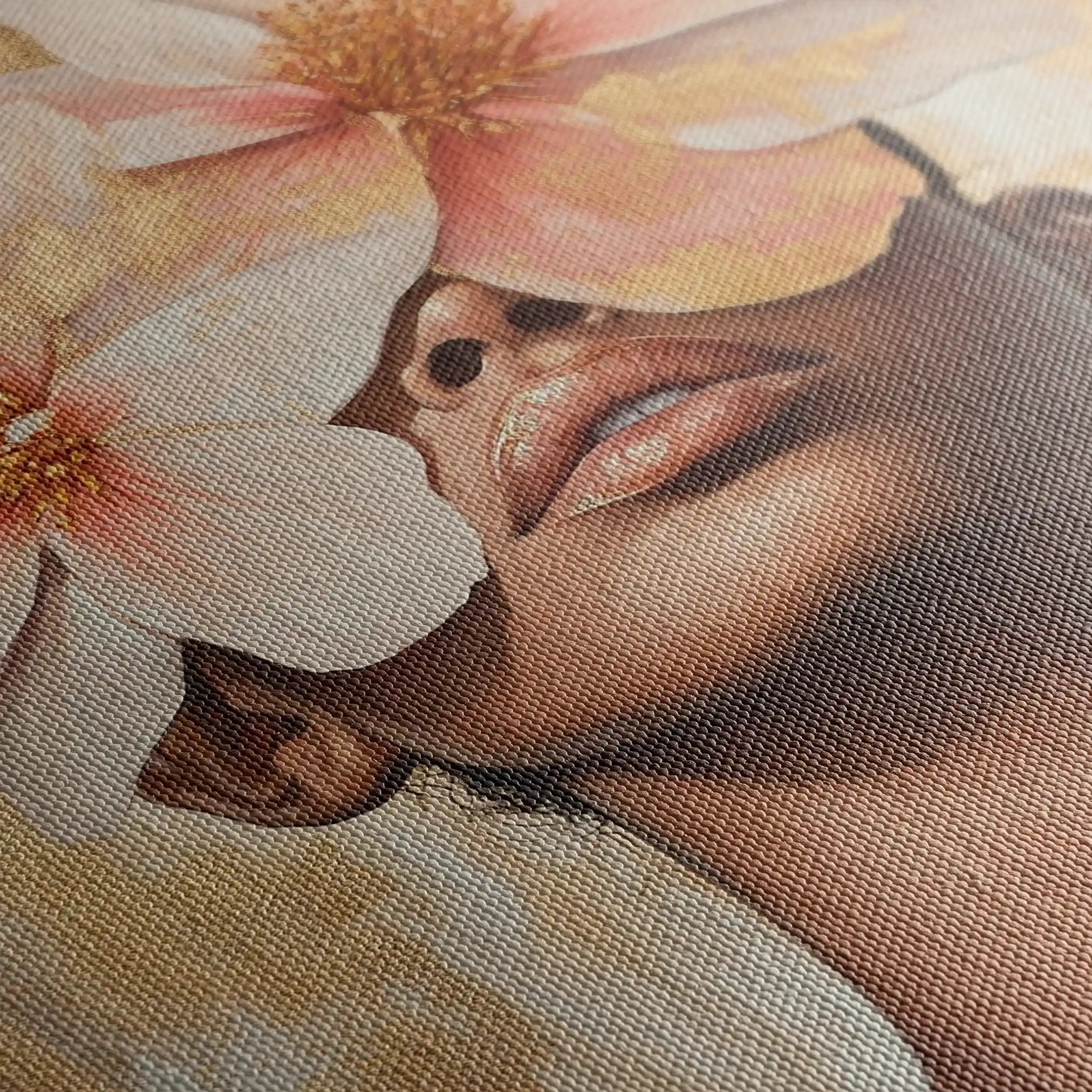 Portrait 181 Canvas Art 90 x 60 cm / Stretched on hidden frame