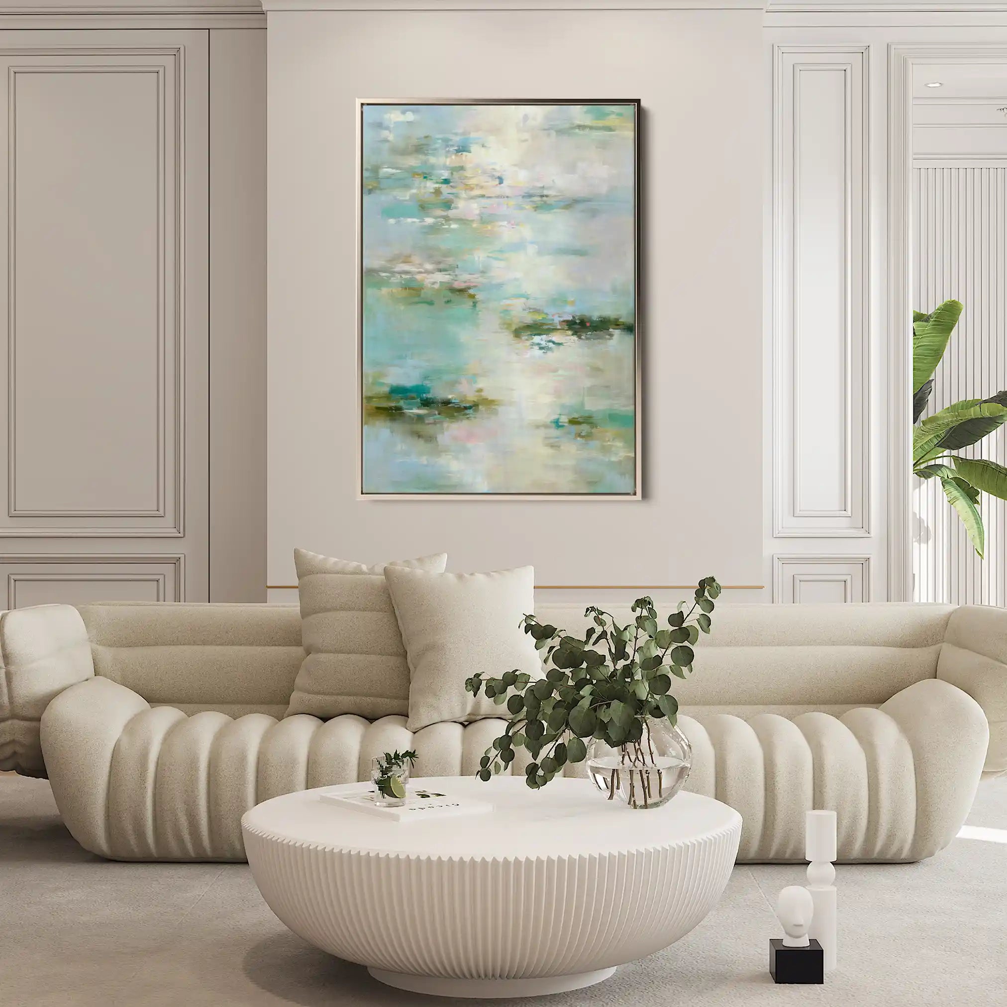 Abstract 1811 Canvas Art 60 x 40 cm / Stretched on hidden frame