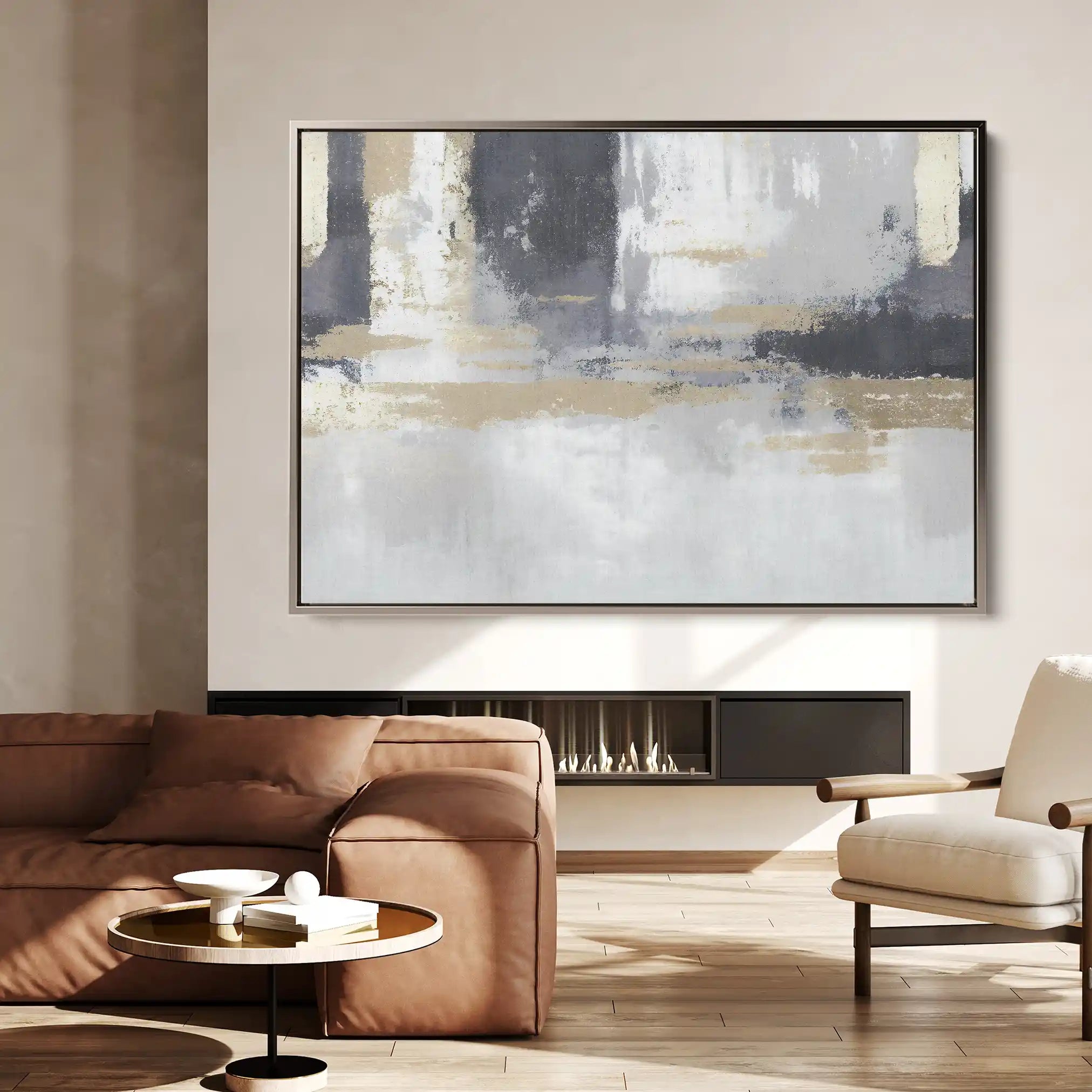 Abstract 182 Canvas Art 60 x 40 cm / Stretched on hidden frame