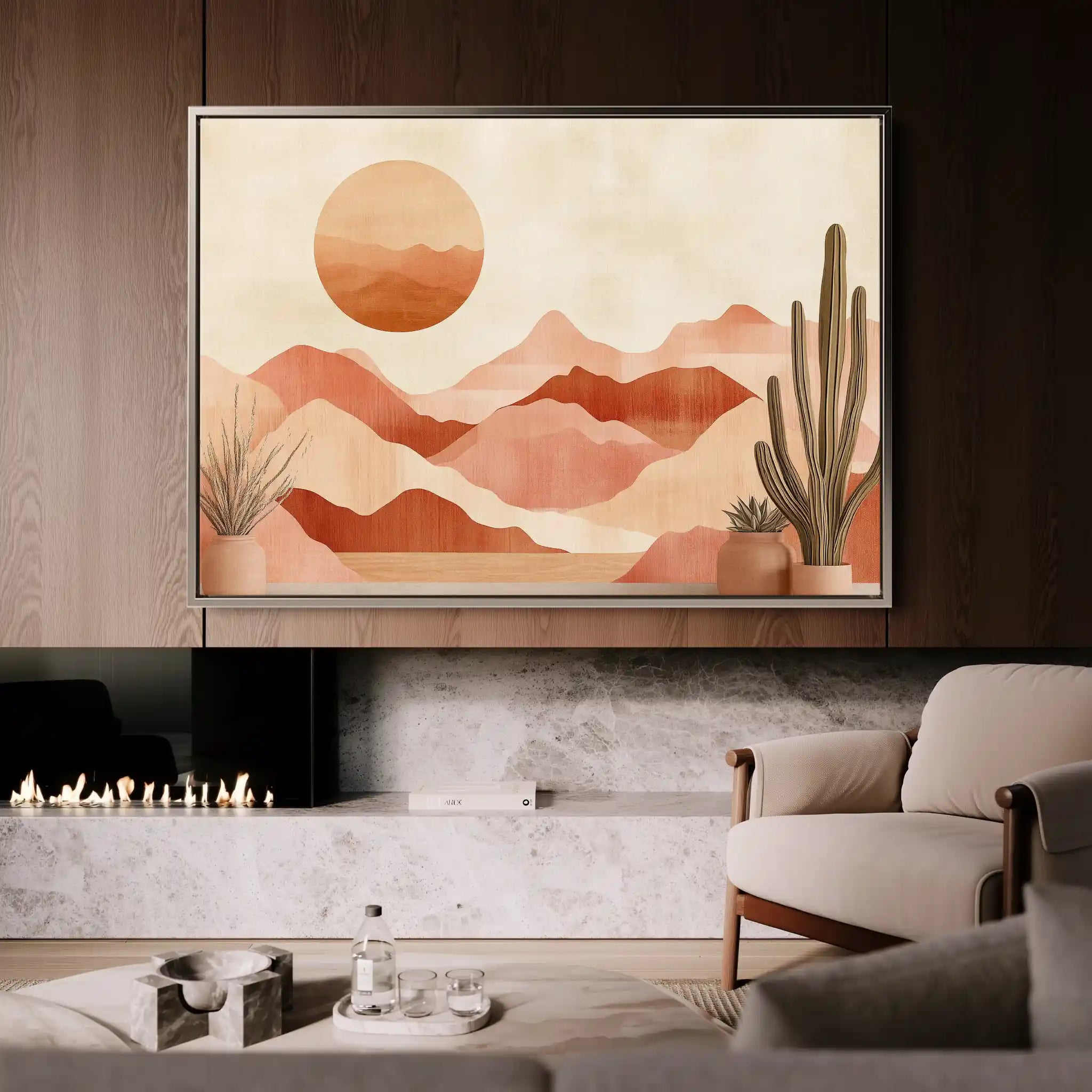 Boho 182 Canvas Art 90 x 60 cm / Stretched on hidden frame