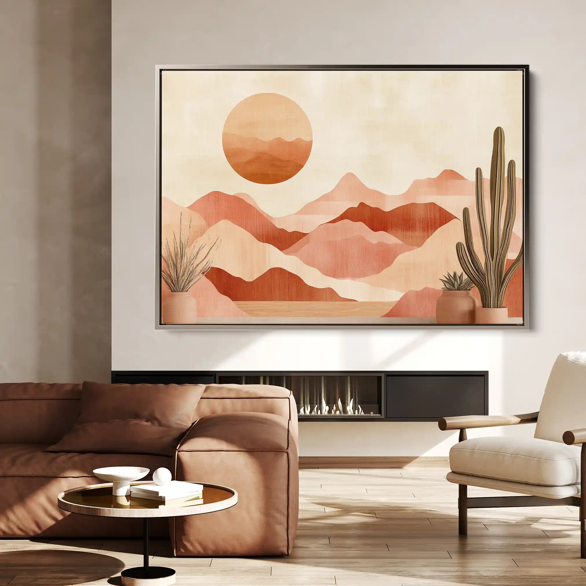 Boho 182 Canvas Art 90 x 60 cm / Stretched on hidden frame