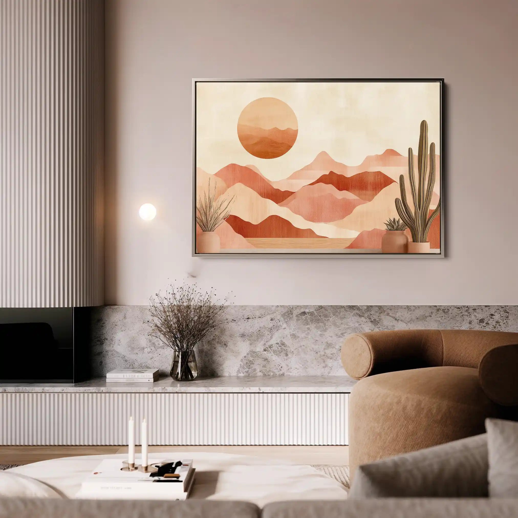 Boho 182 Canvas Art 90 x 60 cm / Stretched on hidden frame