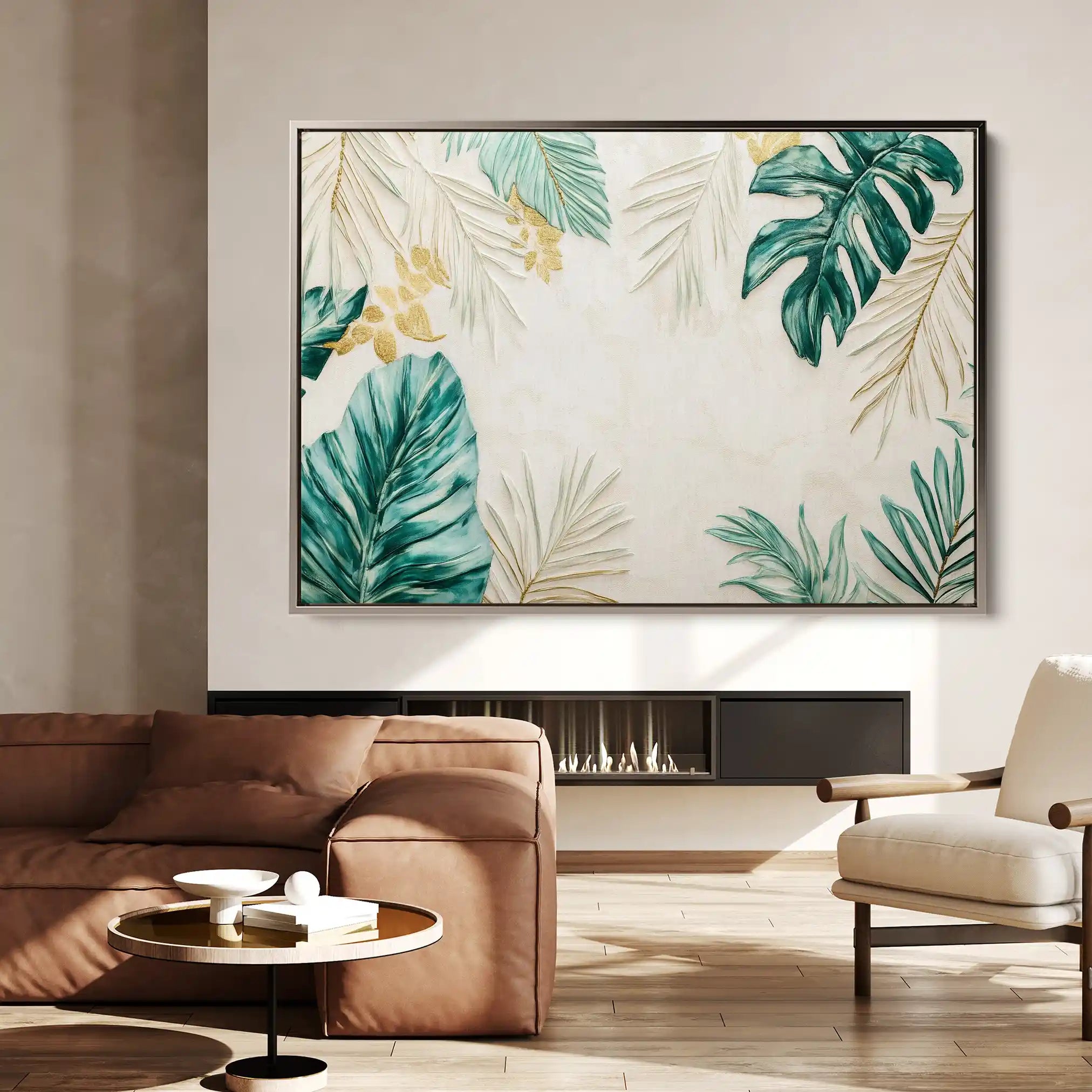 Landscape 182 Canvas Art 90 x 60 cm / Stretched on hidden frame