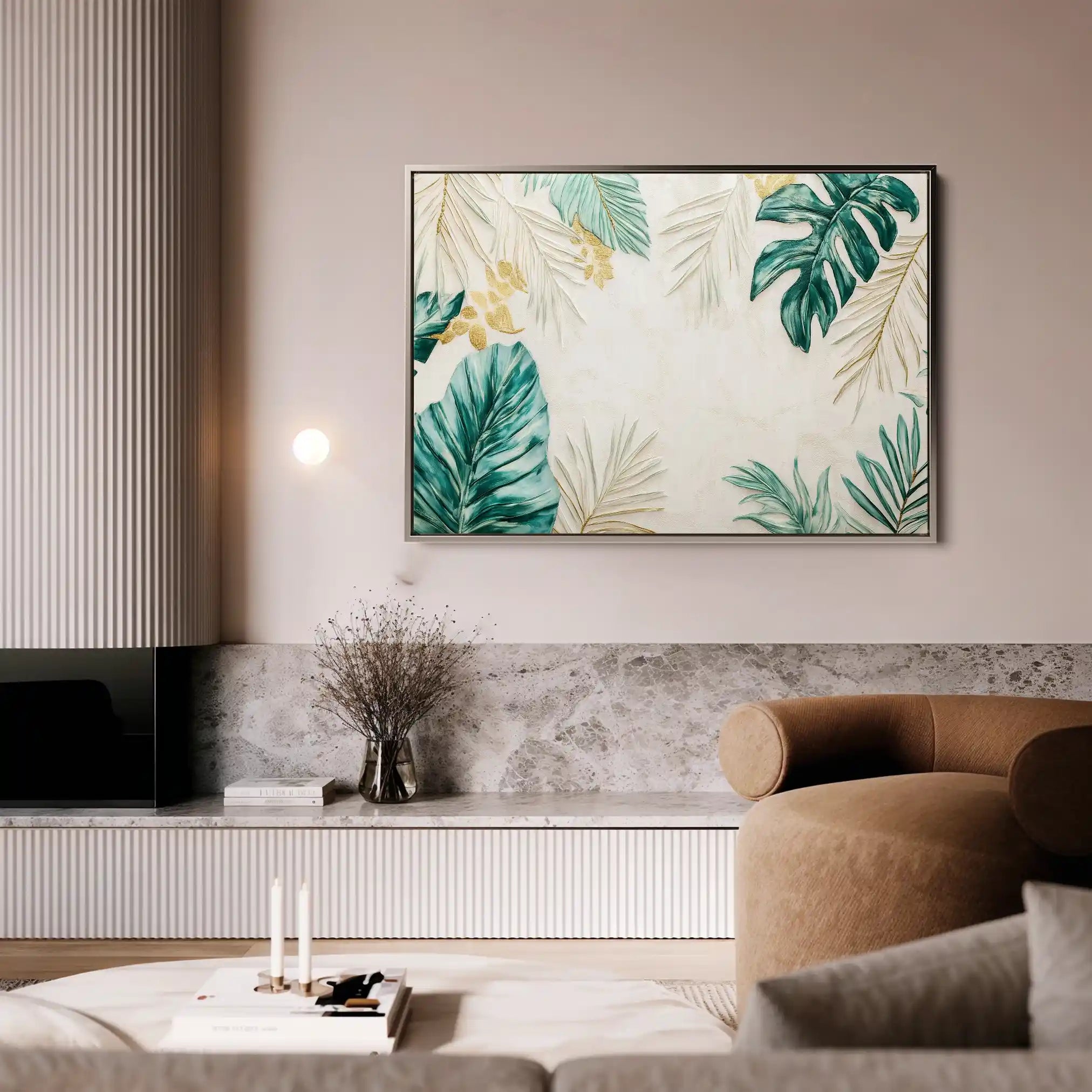 Landscape 182 Canvas Art 90 x 60 cm / Stretched on hidden frame