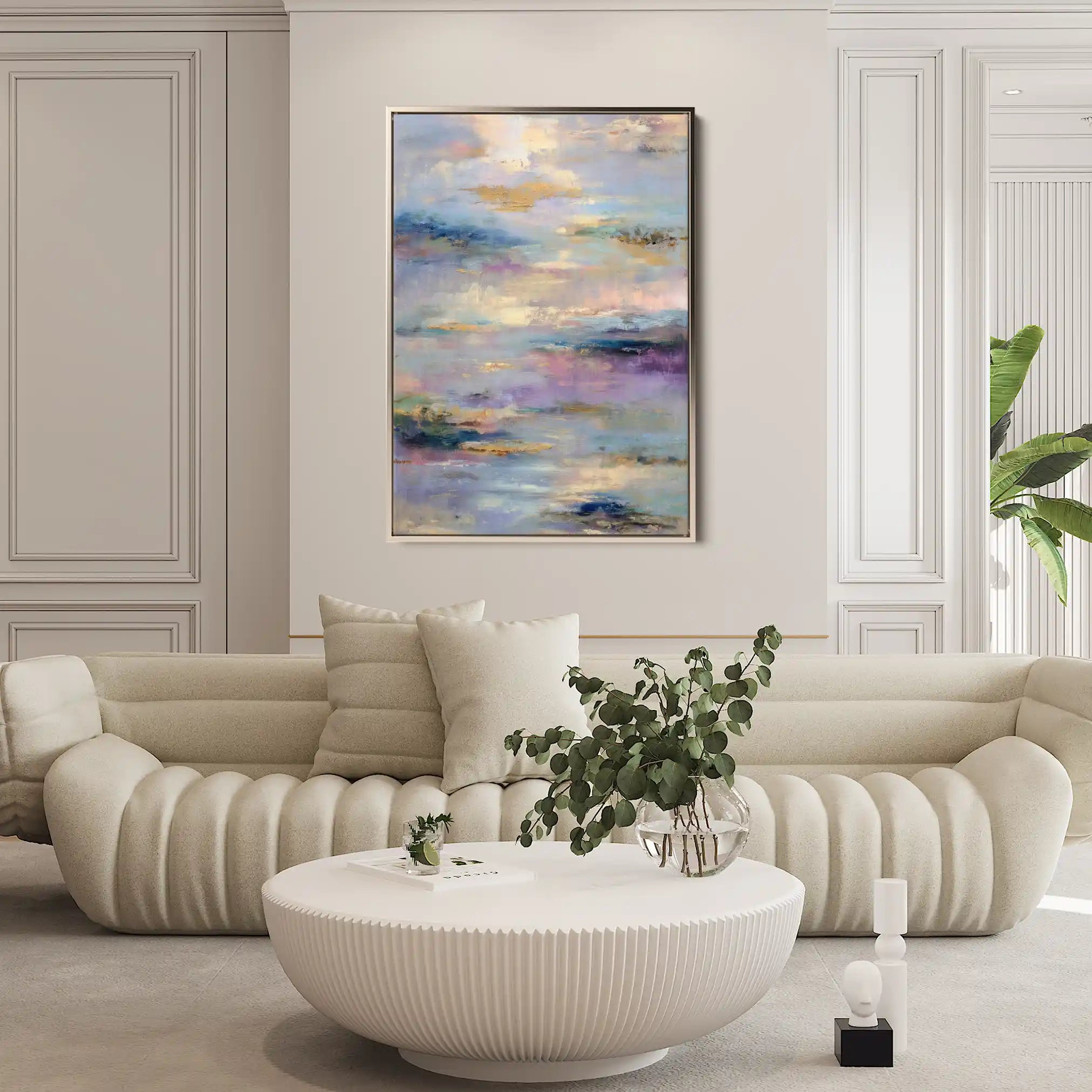 Abstract 1820 Canvas Art 60 x 40 cm / Stretched on hidden frame