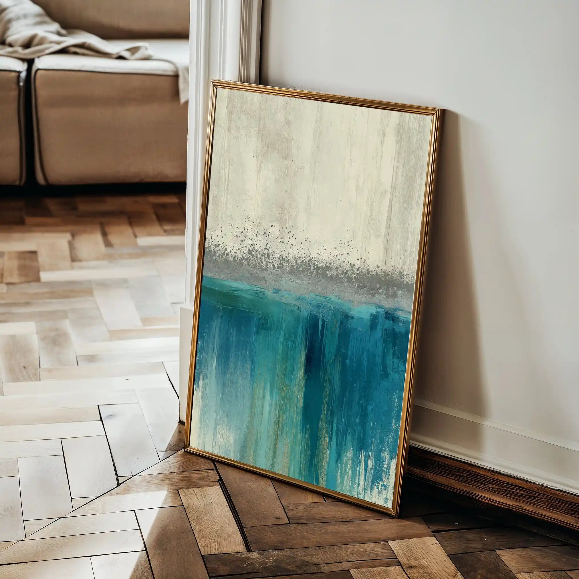 Abstract 1821 Canvas Art 60 x 40 cm / Stretched on hidden frame