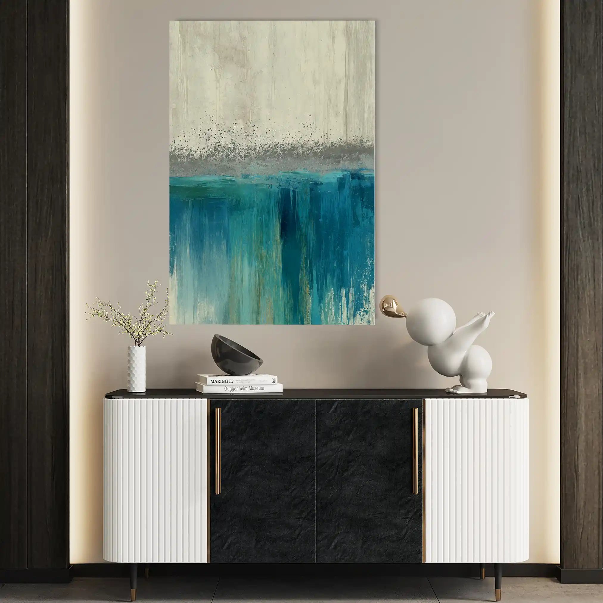 Abstract 1821 Canvas Art 60 x 40 cm / Stretched on hidden frame