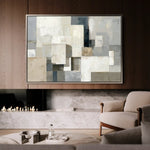 Abstract 1823 Canvas Art 60 x 40 cm / Stretched on hidden frame