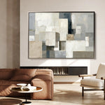Abstract 1823 Canvas Art 60 x 40 cm / Stretched on hidden frame
