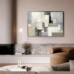 Abstract 1823 Canvas Art 60 x 40 cm / Stretched on hidden frame