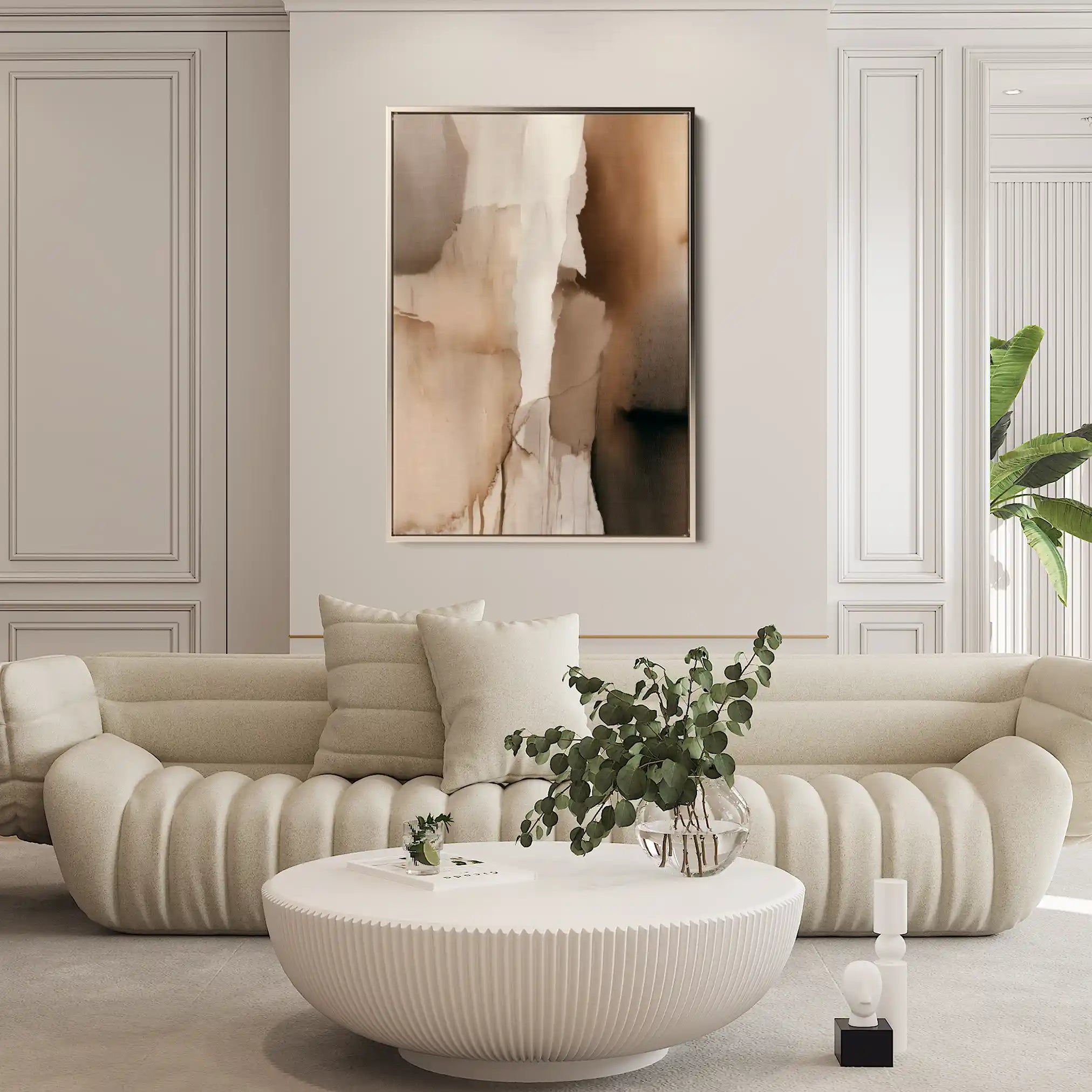 Abstract 1825 Canvas Art 60 x 40 cm / Stretched on hidden frame