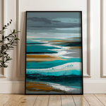 Abstract 1826 Canvas Art 60 x 40 cm / Stretched on hidden frame