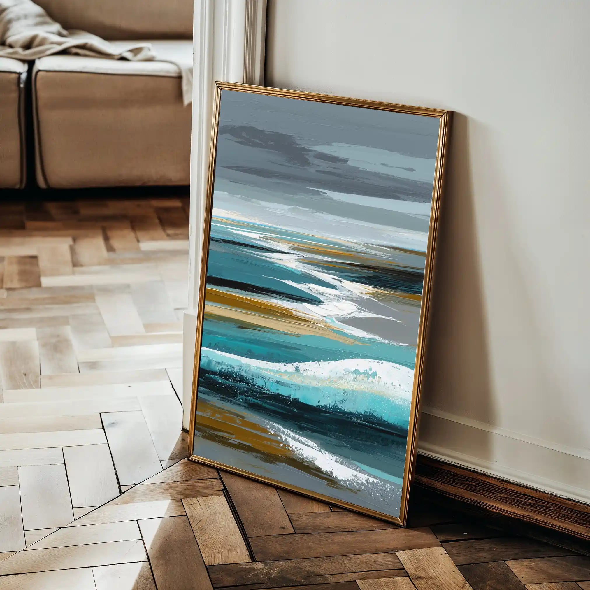 Abstract 1826 Canvas Art 60 x 40 cm / Stretched on hidden frame