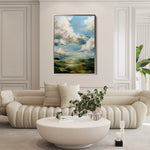 Abstract 1827 Canvas Art 60 x 40 cm / Stretched on hidden frame