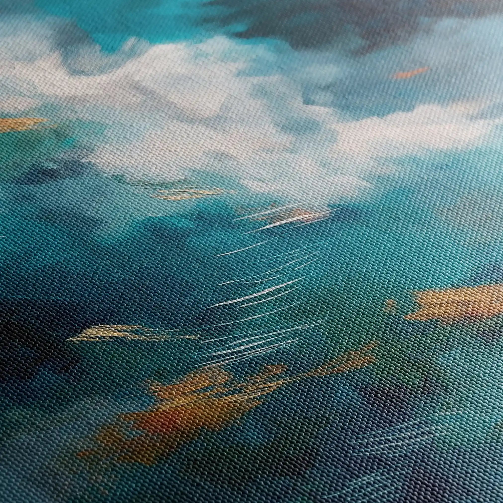 Abstract 1829 Canvas Art 60 x 40 cm / Stretched on hidden frame