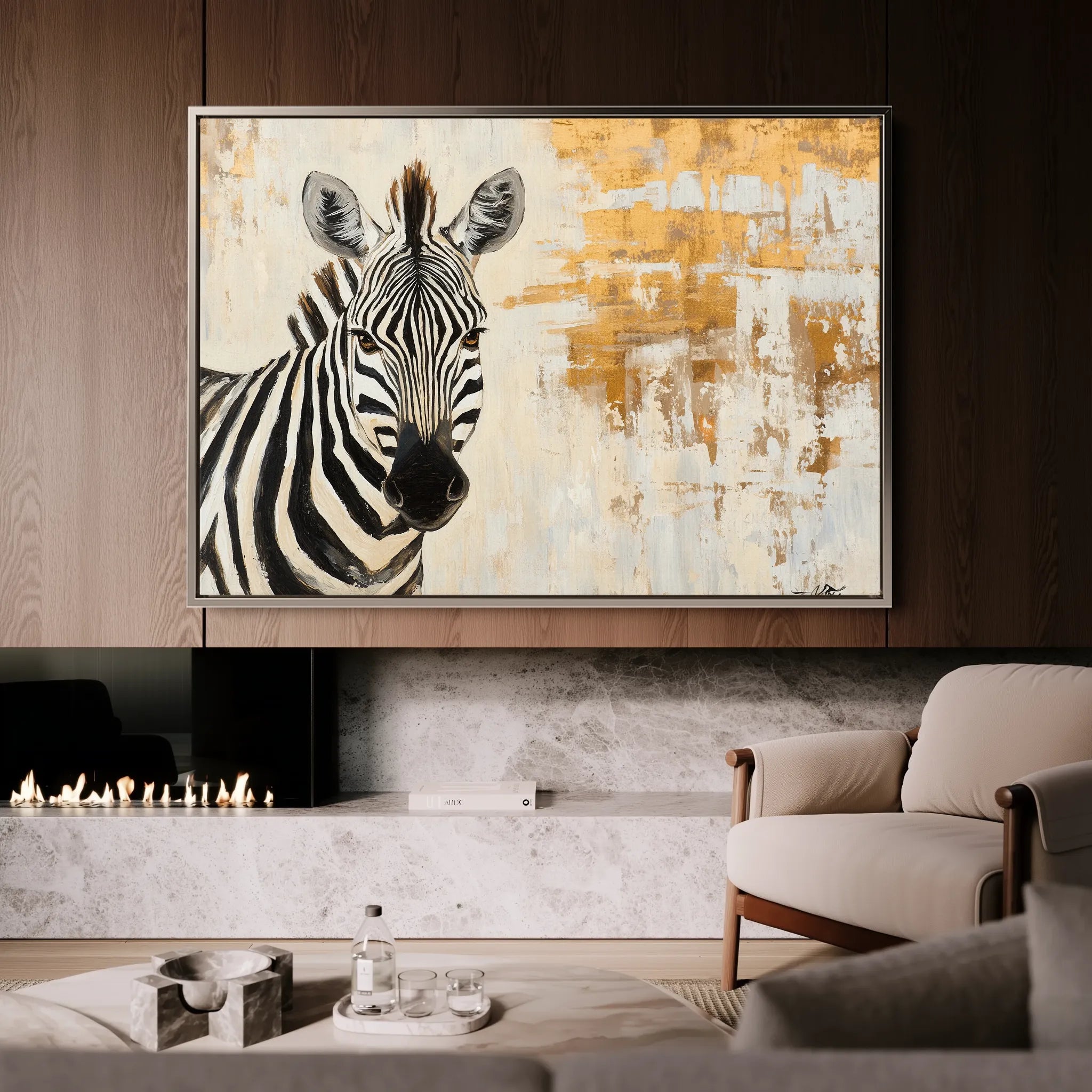 Animals Canvas Wall Art WAD183-AN 90 x 60 cm / Stretched on hidden frame