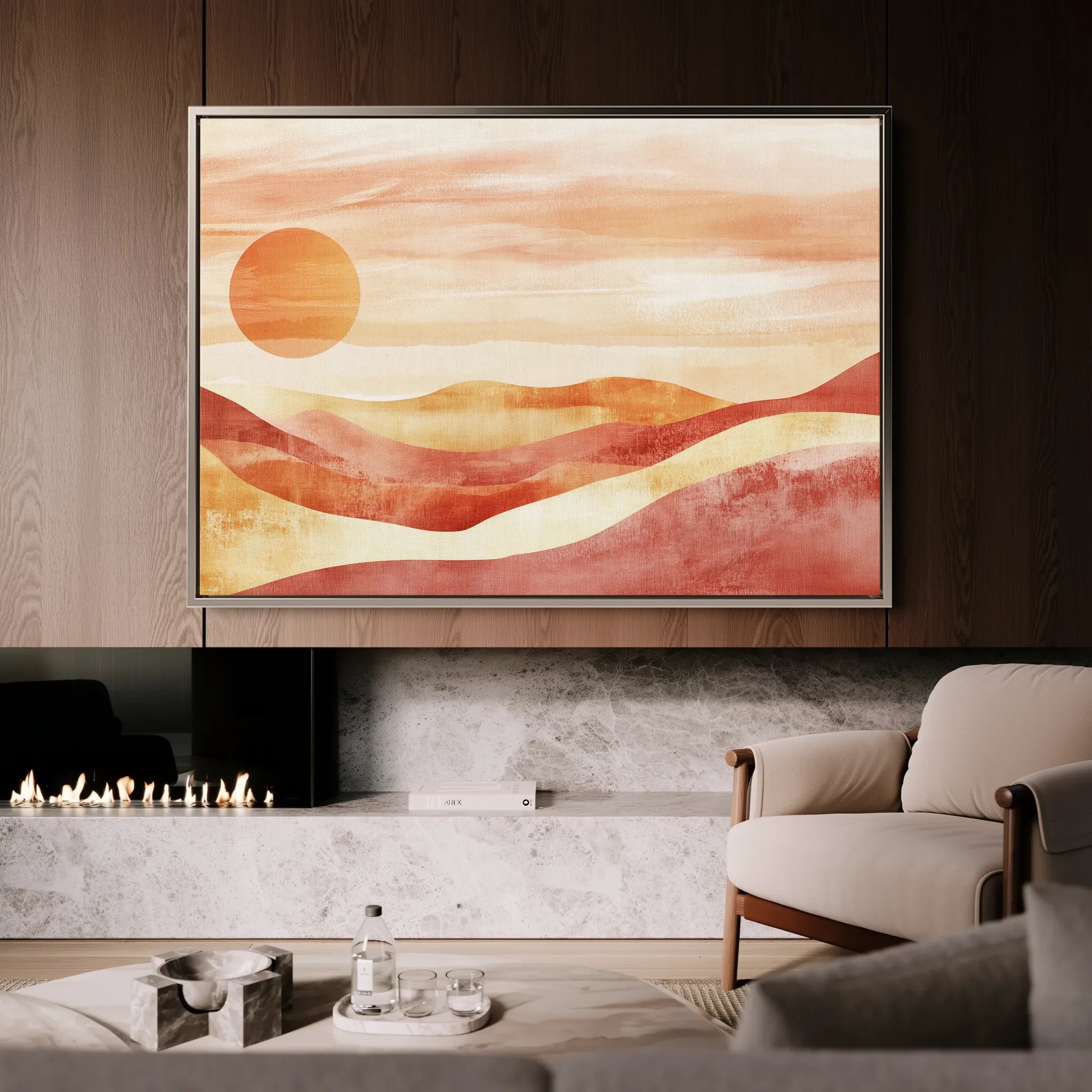 Boho Canvas Wall Art WAD183-BH 90 x 60 cm / Stretched on hidden frame