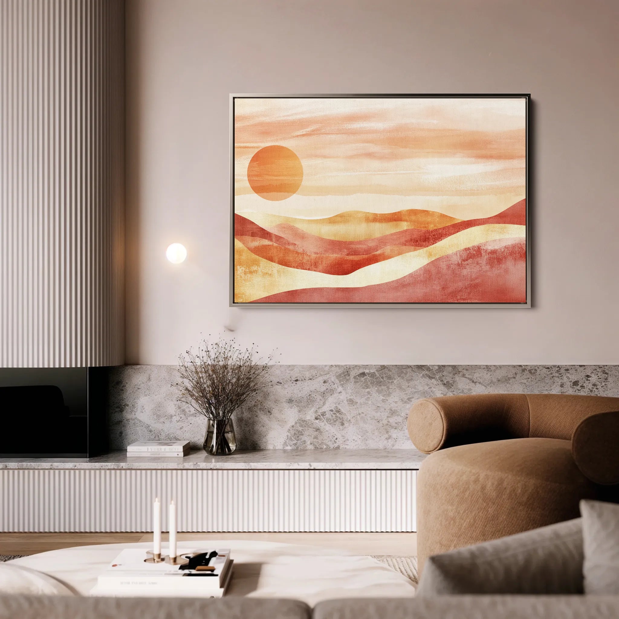 Boho Canvas Wall Art WAD183-BH 90 x 60 cm / Stretched on hidden frame