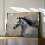 Horses 183 Canvas Art 90 x 60 cm / Stretched on hidden frame