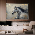 Horses 183 Canvas Art 90 x 60 cm / Stretched on hidden frame