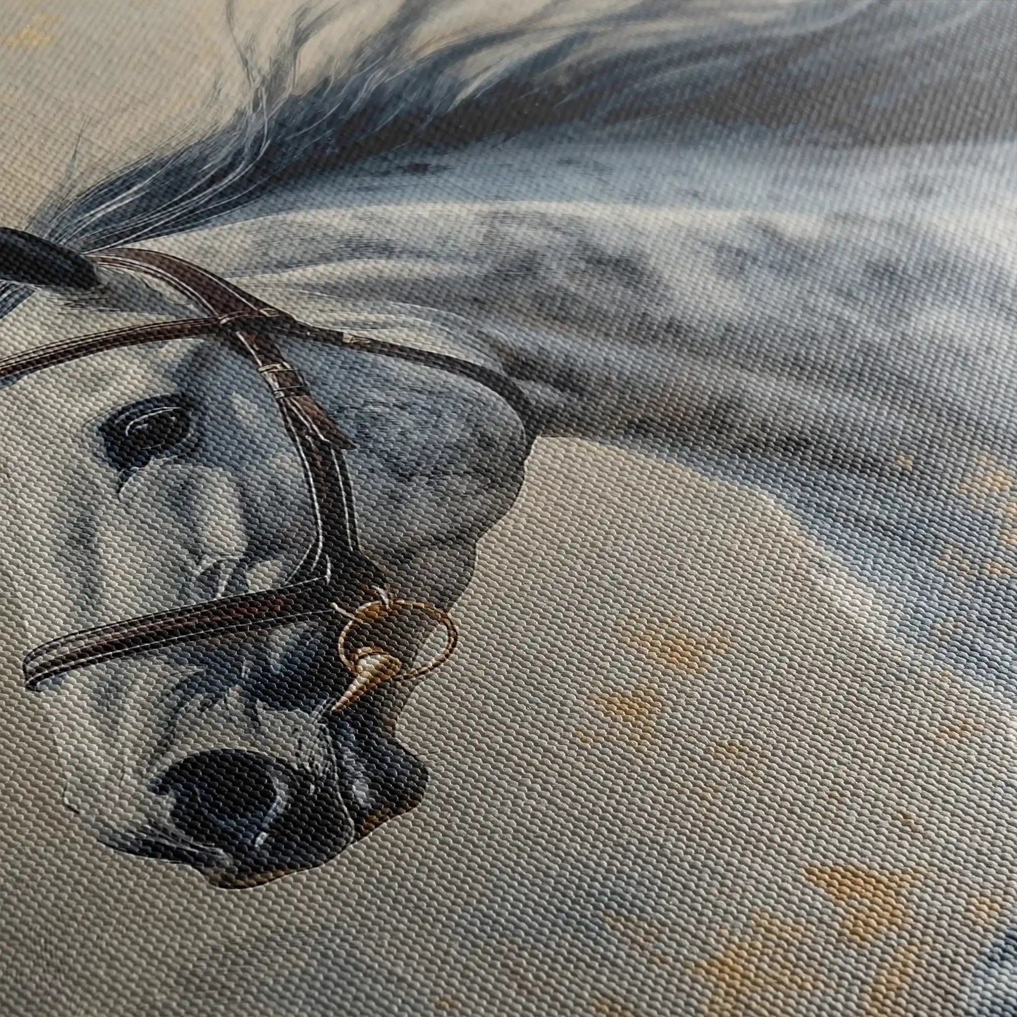 Horses 183 Canvas Art 90 x 60 cm / Stretched on hidden frame