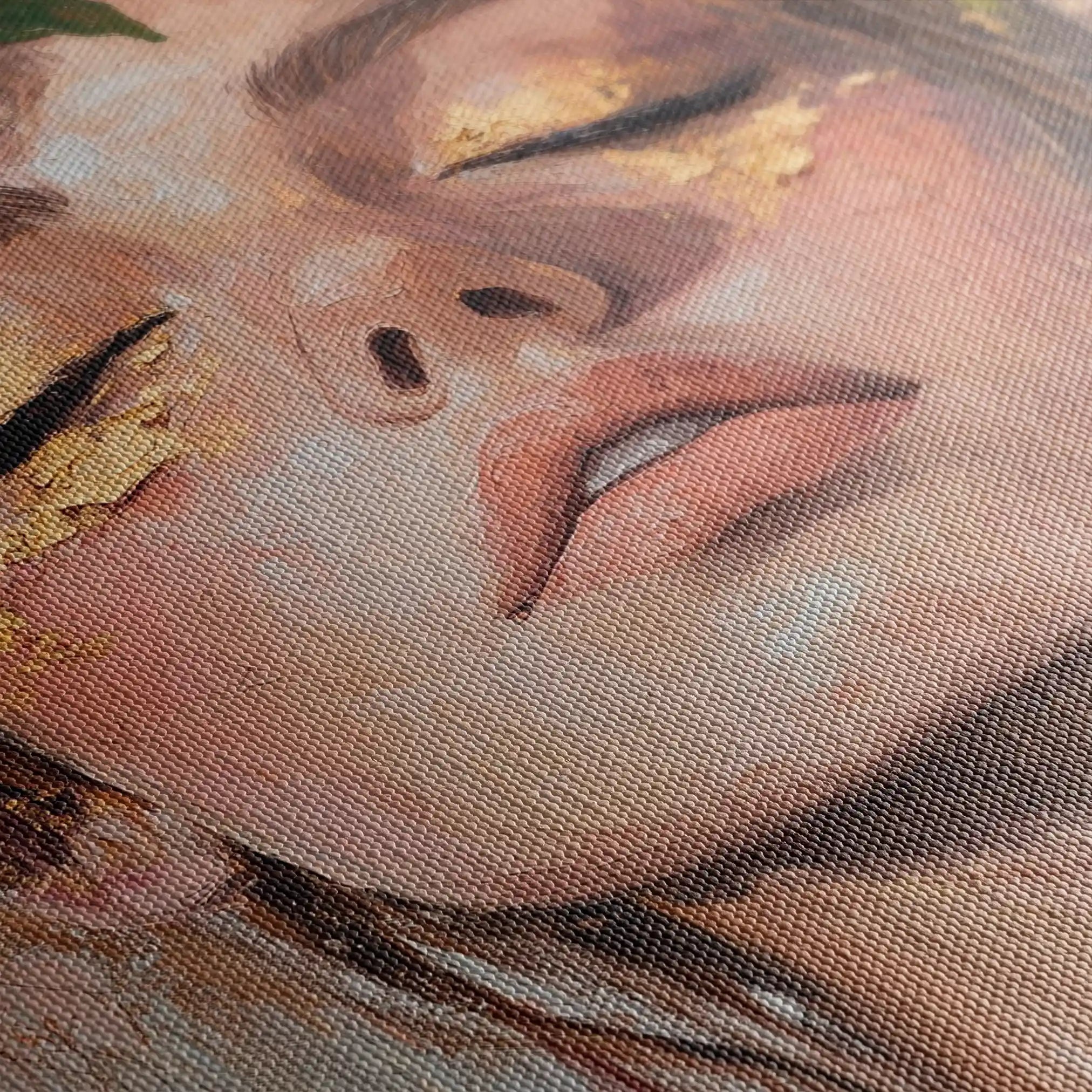 Portrait 183 Canvas Art 90 x 60 cm / Stretched on hidden frame