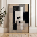 Abstract 1835 Canvas Art 60 x 40 cm / Stretched on hidden frame