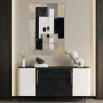 Abstract 1835 Canvas Art 60 x 40 cm / Stretched on hidden frame