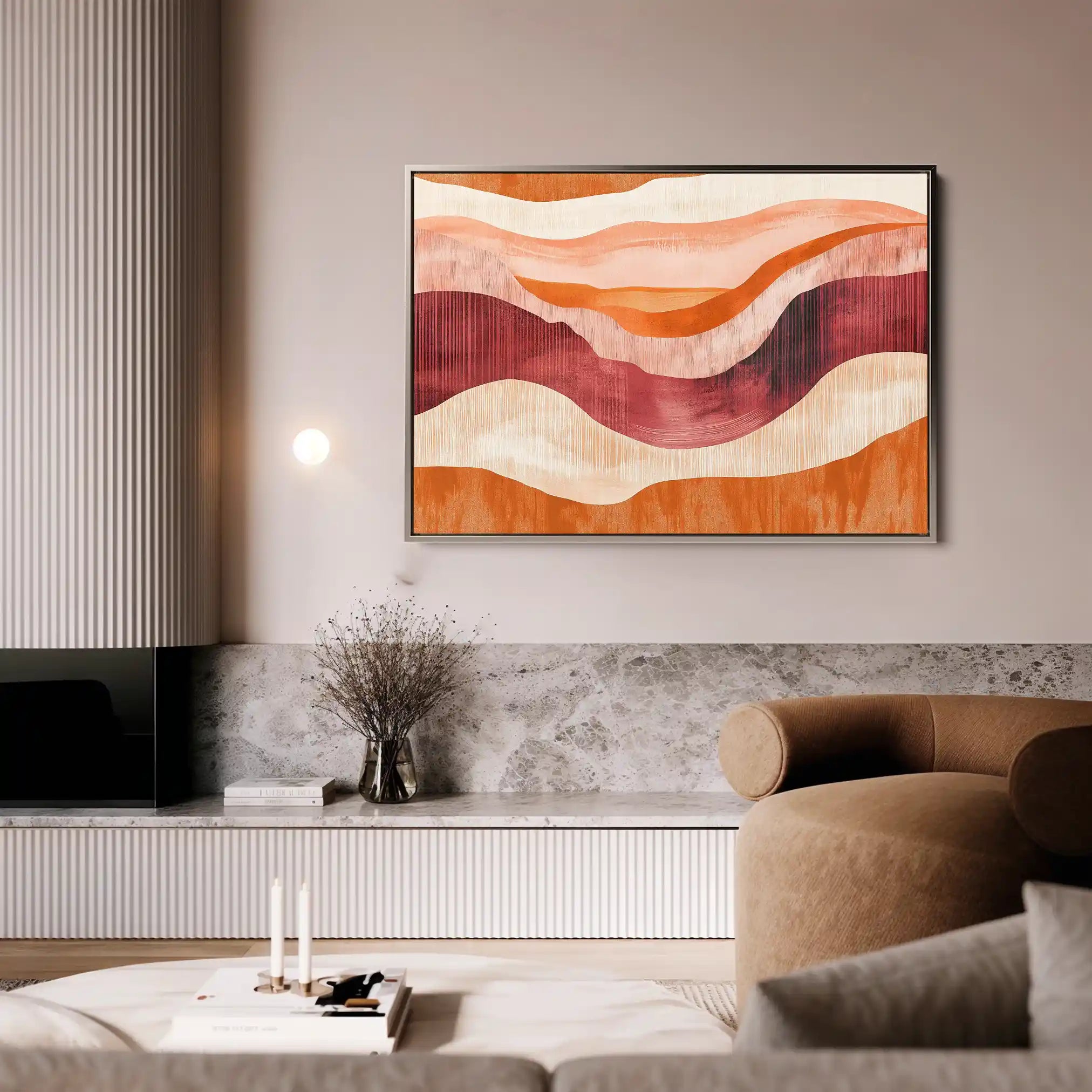 Boho 184 Canvas Art 90 x 60 cm / Stretched on hidden frame