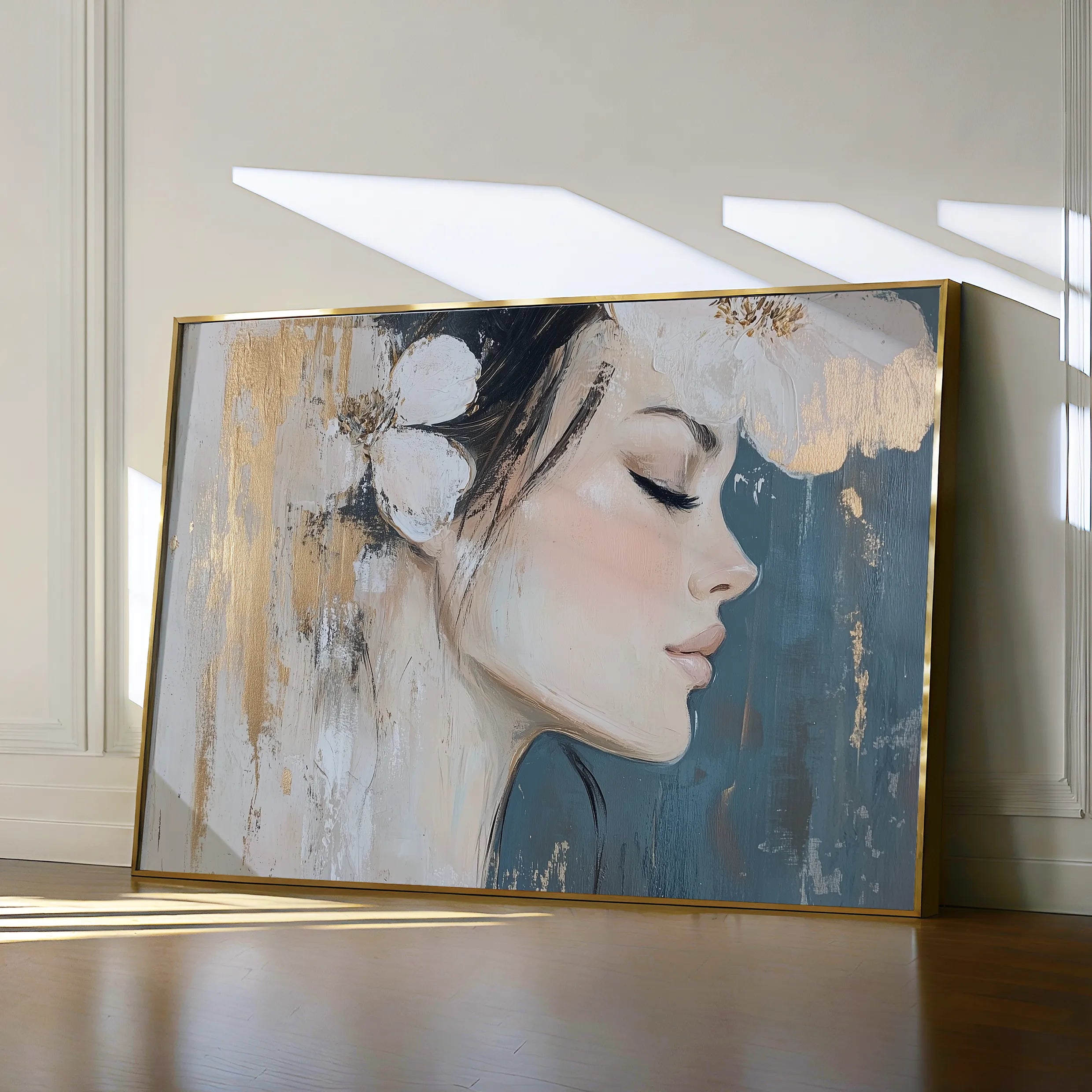 Portrait Canvas Wall Art WAD184-P 90 x 60 cm / Stretched on hidden frame