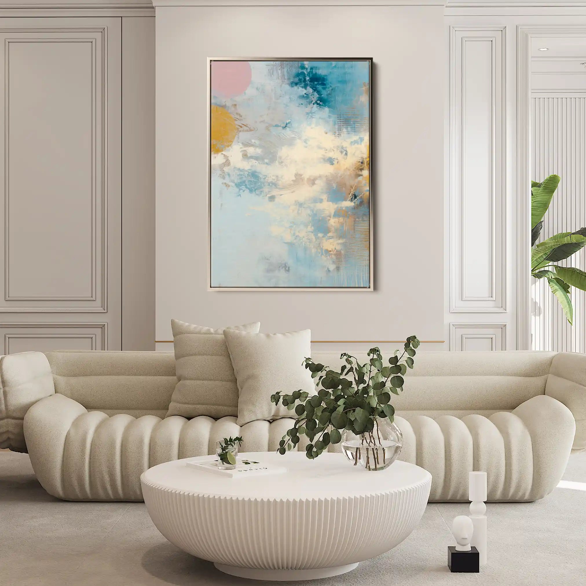Abstract 1844 Canvas Art 60 x 40 cm / Stretched on hidden frame