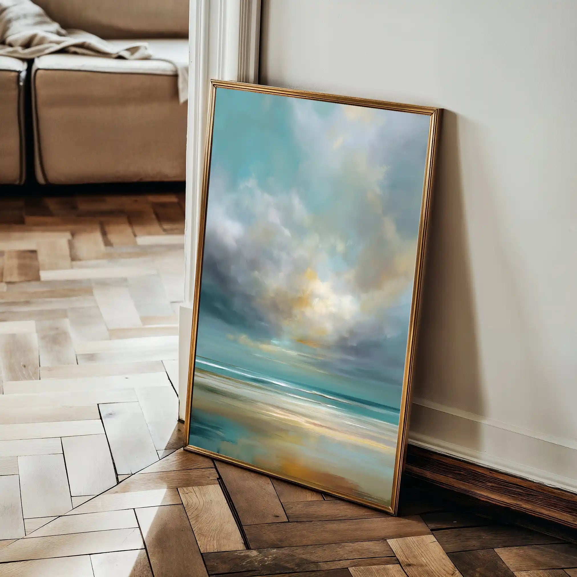 Abstract 1845 Canvas Art 60 x 40 cm / Stretched on hidden frame