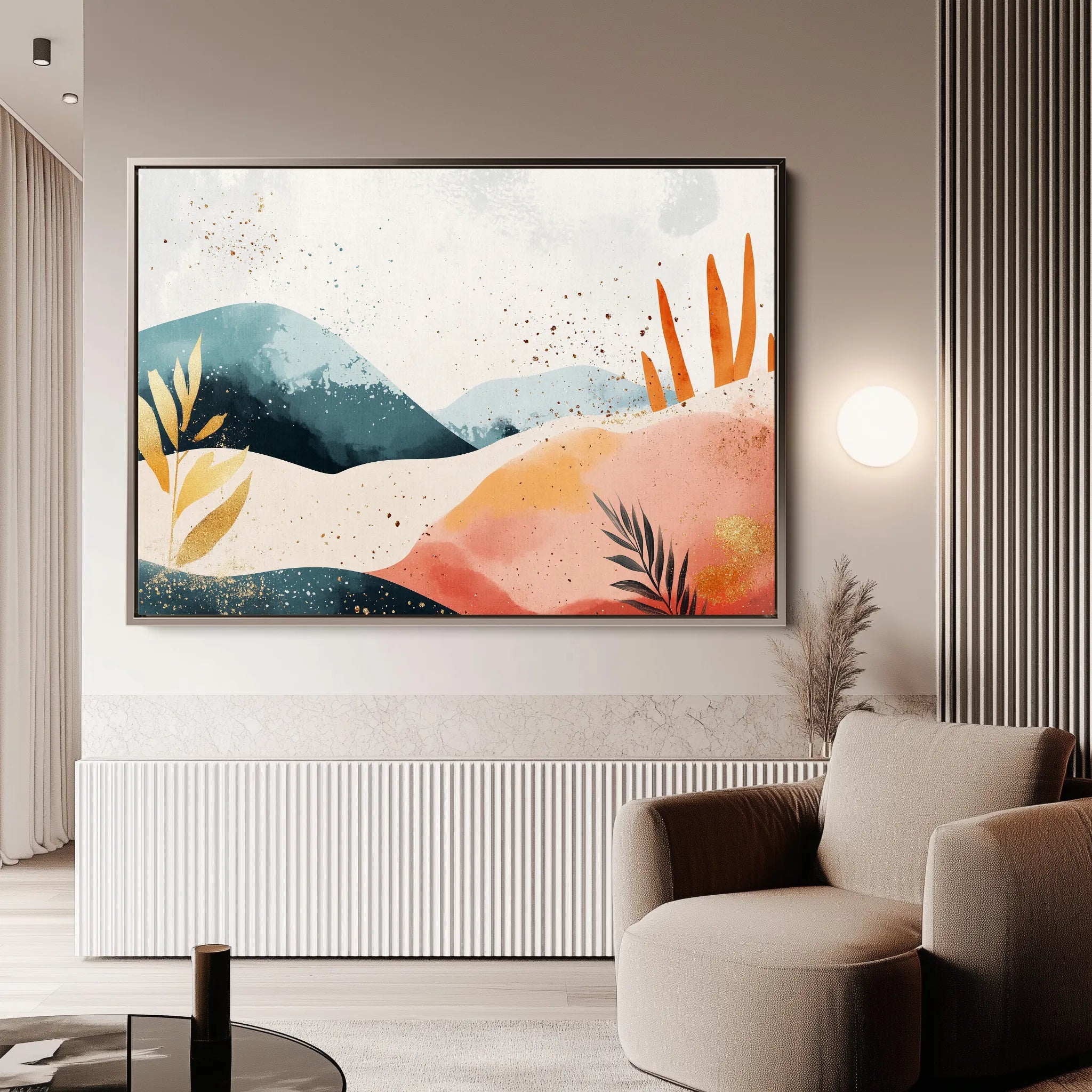 Boho Canvas Wall Art WAD185-BH 90 x 60 cm / Stretched on hidden frame