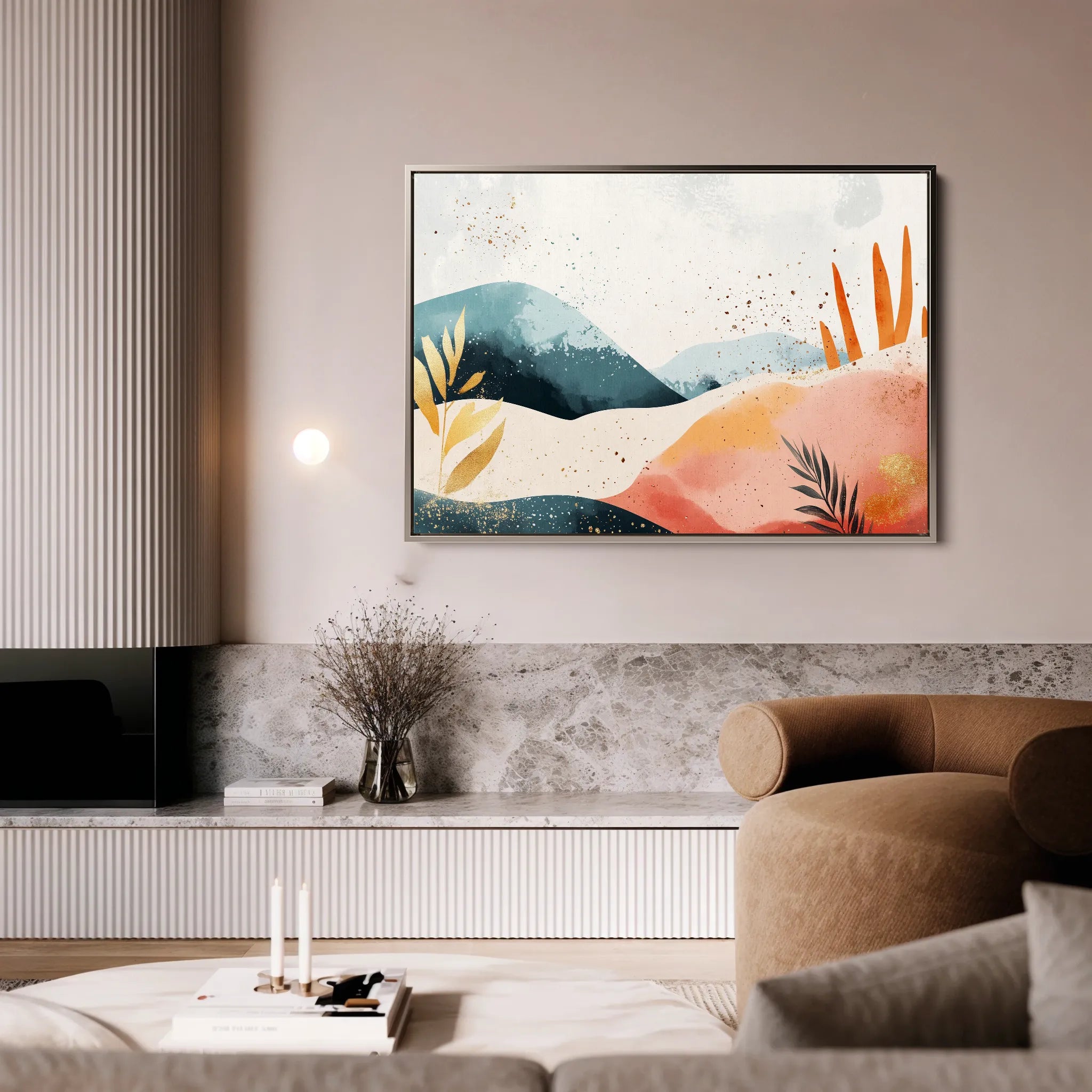 Boho Canvas Wall Art WAD185-BH 90 x 60 cm / Stretched on hidden frame