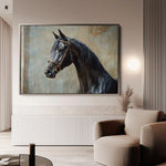 Horses 185 Canvas Art 90 x 60 cm / Stretched on hidden frame