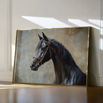 Horses 185 Canvas Art 90 x 60 cm / Stretched on hidden frame