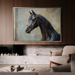 Horses 185 Canvas Art 90 x 60 cm / Stretched on hidden frame
